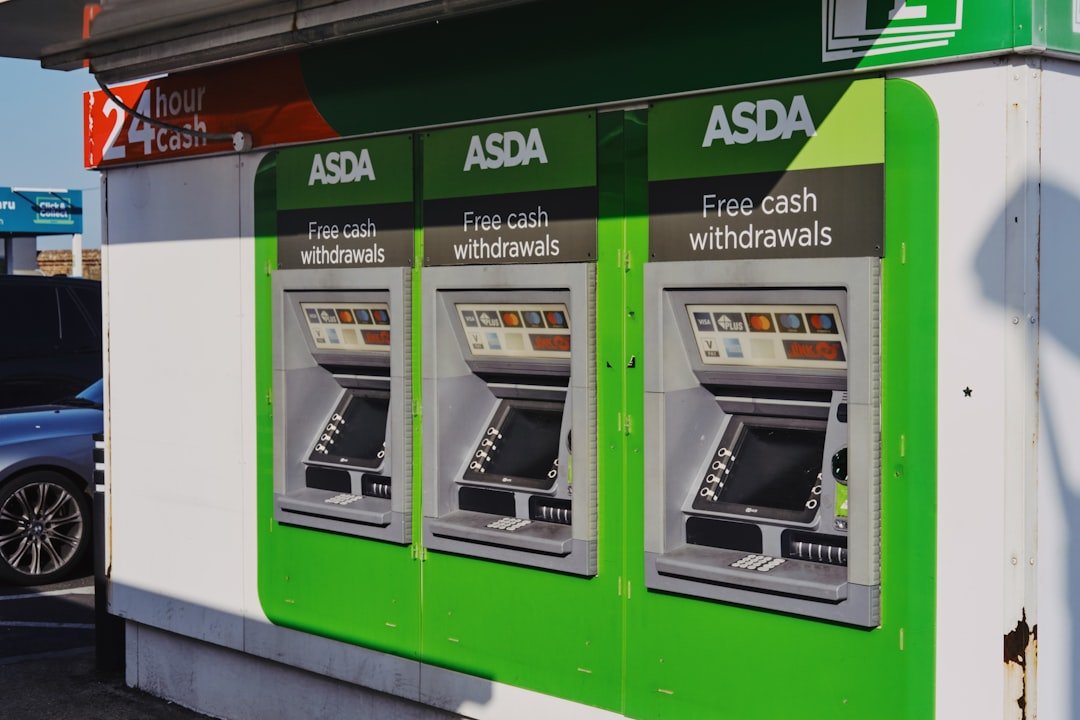 Asda atms offering free cash withdrawals.