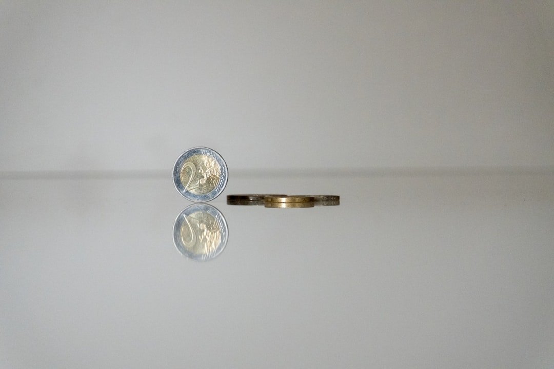 a couple of rings sitting on top of a table